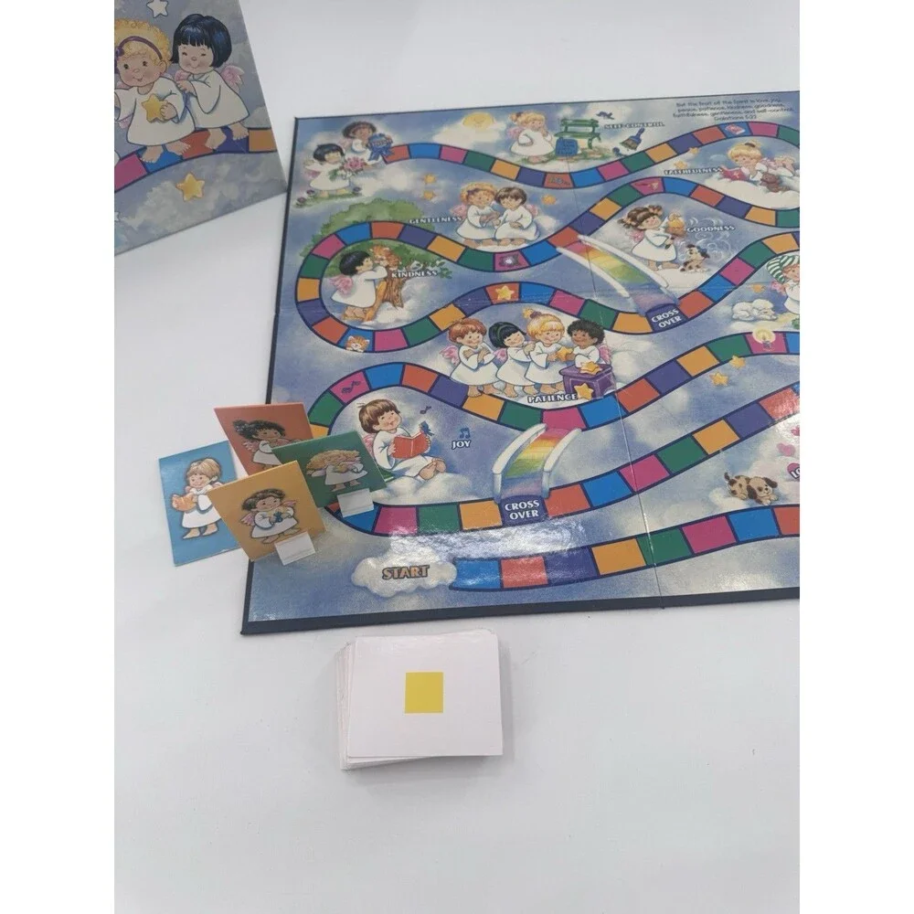 Little Angels & The Fruit of the Spirit Bible Board Game 2004 Nearly Complete